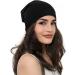 Silk Satin Hair Wrap Cap for Sleeping | Adjustable Night Beanie for Curly Hair, Braids & Locs - Black - Buy Online on GoSupps.com