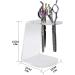 Scissors Holder for Groomer - Acrylic Rack Salon Shear Holder | Clear Stylist Tool Rack 6 Holes Combs Storage Container for Barber Shop Home - Buy Online on GoSupps.com