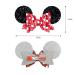 5 Inch Mouse Hair Bows - Glitter Polka Dot Barrettes for Girls | Theme Park Costume Party Accessories (4pcs) - Buy Online on GoSupps.com