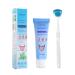 1 Set Tongue Cleaning Gel with Brush Scraper Deep Cleaning Hold Breath Remove Odor Health Care Tongue Crapper