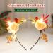 Fashband Christmas Headbands Light Up Hair Bands Reindeer Antler Flower Hair Accessories Xmas Party for Women and Girls(Warm) - Buy Online on GoSupps.com