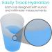 Vive Nosey Cup - Cut Out Drinking Glass for Controlled Sips and Portions - Gray - Buy Online on GoSupps.com