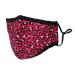 Waschbar Wiederverwendbar 3 Schichten Baumwolle Tuch - Pink - Leopardenmuster One Size Fits Most