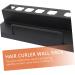 WOONEKY Curling Iron Rack Kickstand Hair Curler Wall Rack Styler Holder Curling Wand Stainless Steel Black - Buy Online on GoSupps.com