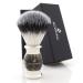 Jag Shaving Jag's Lee Razor brush synthetic silver tip elegant design wooden handle perfect razor brush for your razor green horn imitation