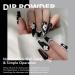 Aokitec Classic Black Dip Powder - 1 Oz | Odor-Free & Long-Lasting | Nail Dipping System for Salon & DIY Manicure - Buy Online on GoSupps.com