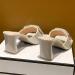 Stylish Xtzyglfd Women s Sandals - Comfortable Square Heeled Footwear for Spring/Summer - Sexy White 4.5 UK 3X Narrow - Buy Online on GoSupps.com