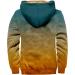 Shop Hanxiulin Oversized Fleece Jacket for Men | Plush Hoodie & Warm Bomber Coat | Winter Outerwear in XL Orange - Buy Online on GoSupps.com