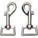 10 Pack Heavy Duty 3 x 1 Inch Nickel Plated Swivel Snap Hooks for Pets - Buy Online on GoSupps.com