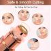 URAQT Facial Hair Remover for Women - 2 in 1 Rechargeable & Waterproof Lady Shaver for Face, Eyebrows, Lips, Nose - Painless Hair Removal Tool - Buy Online on GoSupps.com