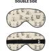Rabbit Background Eye Mask - Soft Elastic & Adjustable | Comfortable Sleep Mask for Men & Women - Shop Internationally - Buy Online on GoSupps.com
