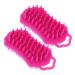 Frcolor 2st scalp-meridian ridge bathing scrubber made of silicone silicone brush massage clerk hairbrush body bathroom tool shower washer for the body hair massage brush washing brush shampoo brush