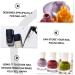 2pcs nail glass crystal cup Glass Nail Cup Transparent Glass Dappen Dish containers with lids monomer acrylic nail liquid dish Liquid Styling nails glass jar manicure 4X4cm Transparent Color 2 - Buy Online on GoSupps.com