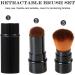 Vtrem 3PCS Kabuki Foundation Brush Retractable Red Black Brown Professional Travel Brushes Blush Foundation brush Makeup Brush Set Blush Brush Red/Black/Brown - Buy Online on GoSupps.com
