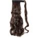 24 Medium Brown Long Curly Wavy Wrap Around Ponytail Hair Extension for Women - Buy Online on GoSupps.com