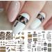 12Design/Sheet Winter Manicure Water Transfer Decals Leopard Animal Print Design Nail Stickers Zebra(01) Style01 - Buy Online on GoSupps.com