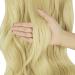 OMGREAT 18 Curly Bleach Blonde Halo Hair Extension - 18 Inch Synthetic Hairpiece for Women | Heat Resistant Fiber | Hidden Wire Headband | 4.2 Oz - Buy Online on GoSupps.com