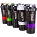 PSGS 3 Layers Shaker Protein Bottle Powder Shake Cup Large Capacity Water Bottle Plastic Mixing Cup Body-Building Exercise Bottle (Farbe : Green) - Buy Online on GoSupps.com
