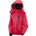 INVACHI Women's Waterproof Ski Jacket - Red, Small | Warm Winter Snow Coat - Windbreaker Hooded Raincoat - Buy Online on GoSupps.com