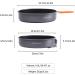 Fire-Maple 7.6 Camping Frying Pan with Nonstick Coating | Lightweight Camp Cookware for Outdoor Cooking | Portable Backpacking Skillet - Buy Online on GoSupps.com