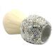 Bling Rhinestone Makeup Brushes - Mini Apple Shape Foundation & Nail Powder Brush | Multi-functional Silver Cosmetic Tools for Everyday Use - Buy Online on GoSupps.com