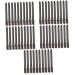Beavorty Women Eyeshadow Brush 50 Pcs Eye Shadow Brush Eye Shadow Eyeshadow Eye Shadow Applicator Double Sided Lip Eyebrow Angled 5.8X0.7X0.5CMx5pcs Blackx5pcs