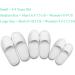 AhfuLife Disposable Spa Slippers - 5 Pairs of Non-Slip Guest Slippers for Hotel Travel Weddings & Parties | Closed-Toe Comfort for Women & Men (Sizes 5.5-8.5 Women / 5-7 Men - Buy Online on GoSupps.com