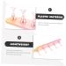 FRCOLOR 4 Sets Nail Practice Holder Nail Display for Nail Art Creative Nail Holder Fake Nail Holder Magnetic Nail Holder Practical Nail Presentation Plastic Oval Nail Press - Buy Online on GoSupps.com