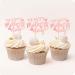 Keaziu 24 Pack Happy Mother's Day Cupcake Toppers Best Mom Ever Cupcake Picks Cake Decoration Party Supplies for Mother's Day Party Cupake Decorations Pink 1 - Buy Online on GoSupps.com