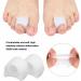 Soft Gel Toe Separator for Bunion Correction - Comfortable SEBS Toe Spacers for Men & Women - Hammer Toe & Big Toe Straightener - High Elasticity White - Buy Online on GoSupps.com