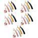 FRCOLOR 20 Pieces False Eyelash Tool Slim Mascara Makeup Tools Applicator Eyelash Curler Stainless Steel
