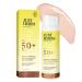 Tinted Sunscreen SPF 50+ PA UVA/UVB Protection for Oily Dry Skin No White Cast for Men and Women lightweight 30 ml.