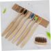 Eco-Friendly Soft Bristle Toothbrush Set - 6 Disposable Natural Wooden Toothbrushes for Travel - Landfill-Safe & Biodegradable - Buy Online on GoSupps.com