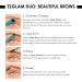 Royal & Langnickel Moda EZGlam Duo Beautiful Brows Makeup Brush Kit | Perfect for Flawless Eyebrows | International Shipping Available - Buy Online on GoSupps.com