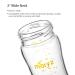 Matyz 8oz Glass Baby Feeding Bottle with Nipple - BPA Free, Easy to Hold & Clean - Green Lids - Wide Neck Breastmilk Bottle - Buy Online on GoSupps.com