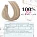 Moresoo Virgin Tape-In Extensions - Real Remy Hair #P18/613 5 Pieces 50 cm Invisible Adhesive Tapes - Buy Online on GoSupps.com