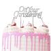 Rhinestone Cake Topper Number Pick Christening Diamante Gems Decoration - On ...