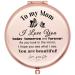 muminglong Frosted Compact Makeup Mirror for Mom from Son Birthday Ideas for Mom Mother-New hudie Mom erzi