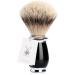Buy M HLE Purist Series Shaving Brush - Silvertip Badger - Black Precious Resin for Premium Shaving Experience | International Shipping Available - Buy Online on GoSupps.com