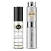 CA Perfume Duo Impression of Black Pepper Amber & Neroli For Women & Men Sprayer + Body Oil Roll-On Bottles 0.27 Fl Oz+0.33 Fl Oz