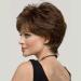 Buy European & American Fashion Ladies Short Curly Brown Micro Roll Full Wig - Natural Dark Brown Hair - Buy Online on GoSupps.com