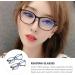 Faruta Blue Light Blocking Glasses - Black Frame Anti-Glare Computer & Gaming - 2 Pairs for Reduced Eye Strain & Enhanced Comfort - Buy Online on GoSupps.com