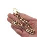 HAHIYO Purse Chain Strap Length 7.9 inches SPOT-ON Gold for Shoulder Cross Body Sling Purse Handbag Clutch Replacement Strap Comfortable Flat 0.4 Wide Enough 2.4mm Extra Thick Metal Strap 1 Pack Gold 7.9 inches
