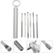 Stainless Steel Ear Curette Picks Removal Kit with Storage Box - Home, Outdoor, Travel - Buy Online on GoSupps.com
