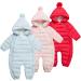 famuka Baby Winter Warm Down Snowsuit | Red | 9-12 Months - Buy Online on GoSupps.com