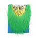 Buy Funny Halloween Party Artificial Brown Beard & Mustache | Realistic Fake Hair | U-Shaped Costume Accessory - Buy Online on GoSupps.com