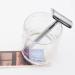 Reusable Stainless Steel Rose Gold Razor Plane - Gentle Wet Shaving with Classic Blades & 5 Extra Blades - Buy Online on GoSupps.com