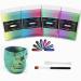 Chameleon Mica Powder for Epoxy Resin - 4 Pack Color Shift Pigment Powder Shimmer Holographic Mica Powder Chrome Chameleon Powder for Tumbler, Nail Art, Polymer Clay, Slime, Makeup, Acrylic Paint 4 colors