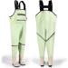 Buy Ieilulu Children's Fishing Waders - Waterproof Adjustable Straps Breast Pocket Slipproof Boots - Perfect for Adolescent Kids - Size 29 Green - Buy Online on GoSupps.com