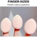 Makeup Powder Puff Cosmetic Thumb Sponge Blender Tiny Cosmetic Sponge Small Cosmetic Puff for Contouring Highlighter Or CC Cream - Buy Online on GoSupps.com